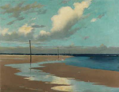 Beach at Low Tide by Frederick Milner